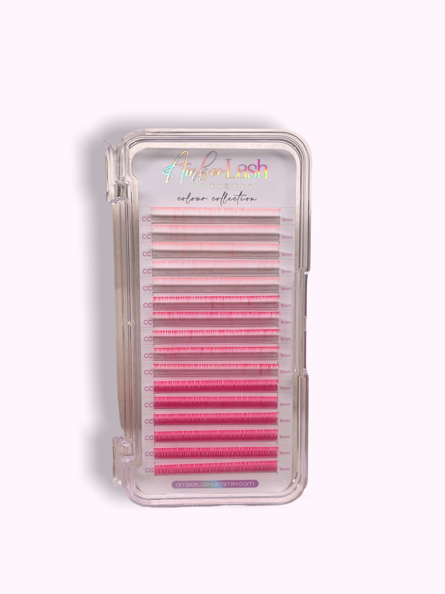 Pinky Promise colored lashes .03's